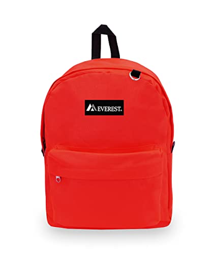 Everest 2045CR Classic Backpack, 16.5", Red - color: Red, size: One Size