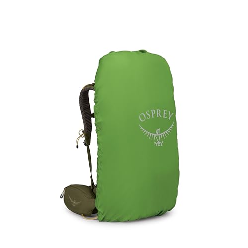 Osprey Kestrel 38L Men's Backpacking Backpack - Hiking & Camping Bag with Waterproof Raincover, Moss Green, Large/X-Large - color: Moss Green, size: Large-X-Large
