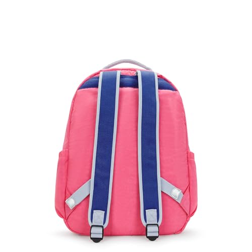 Kipling Women's Seoul 15" Laptop Backpack, Durable, Roomy with Padded Shoulder Straps, Built-In Protective Sleeve - color: White, size: 12.75''L x 17.25''H x 8''D