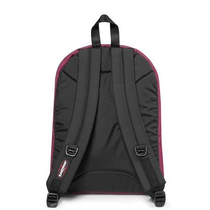 EASTPAK Pinnacle – 38L Everyday Backpack with Dual Compartments, Organizer Front Pocket, Padded Back Panel & Shoulder Straps, Wine Burgundy - color: Wine Burgundy