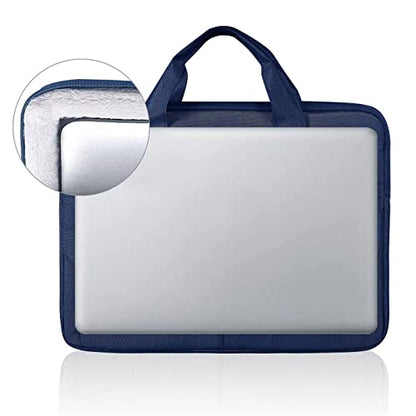 Landici Laptop Bag Case 15.6 Inch with Shoulder Strap, Slim Waterproof Computer Sleeve Cover Compatible with MacBook Pro 15/16, MacBook Air 15, 15-16 Inch HP Acer Dell Lenovo ASUS Laptop, Blue - color: Blue, size: 14-15.6 Inch