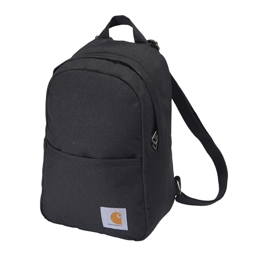 Carhartt Classic Mini Backpack, Durable, Water-Resistant Backpack with Adjustable Shoulder Straps, Black - color: Black
