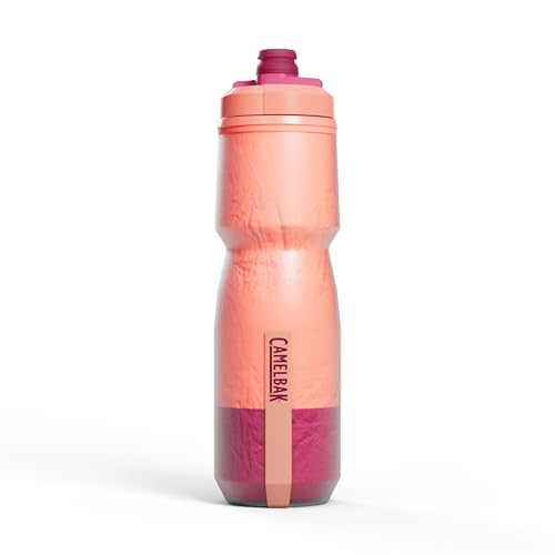 CamelBak Podium Chill Insulated Bike Squeeze Water Bottle, Cold Retention for Cycling, 24oz, Blush - color: Mercury Blush