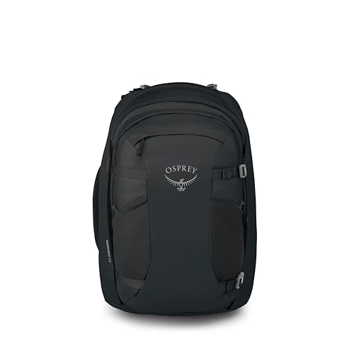 Osprey Fairview 55L Women's Travel Backpack - Carry On Bag with Personal Item Sized Detachable Daypack, Black - color: Black, style: 55l