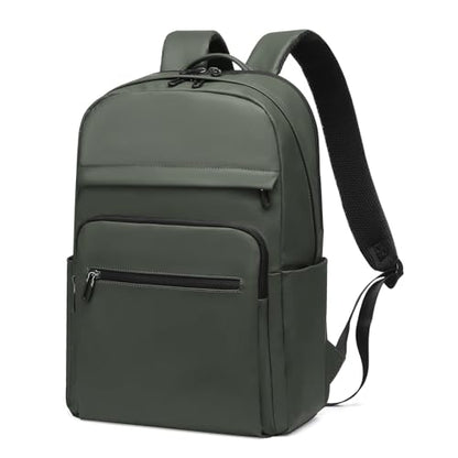 16 Inch Laptop Backpack for Men, Business Work Backpack for Everyday Commute, Waterproof Travel Office Computer Bag, Green - color: Green
