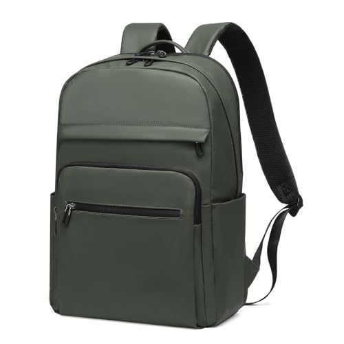 16 Inch Laptop Backpack for Men, Business Work Backpack for Everyday Commute, Waterproof Travel Office Computer Bag, Green - color: Green