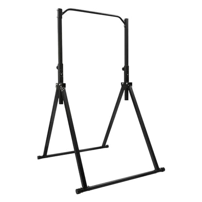 Horizontal Bar, 440.92lbs Load Triangular Pull Up Station Power Tower Workout Dip Station Multifunction Fitness Tower Station Training Equipment with Wrenches for Living Rooms Bedrooms Gyms