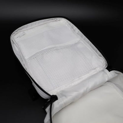 WOLFpak 9L Mini Tactical Backpack for Men & Women | Compact, Small Everyday Carry Bag for Gym, School, Travel | Durable, Water-Resistant Daypack with Molle System and Patch Panel (Polar White) - color: Polar White