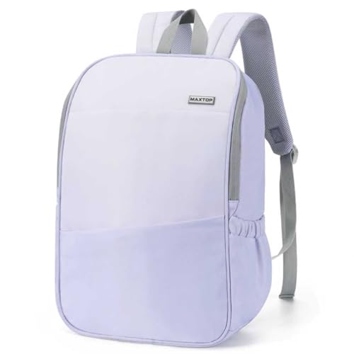 MAXTOP Deep Storage Laptop Backpack Business Anti-theft Backpacks[Water Resistant] College Computer Bookbag Fits 16 Inch Laptop - color: Gradient Purple, size: 15.6 inch, style: Daypack Backpacks