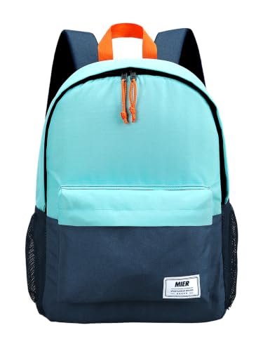 MIER Insulated Backpack Cooler Small Leakproof Lightweight Cute for Women Men to Work, Picnics, Camping, Park Day Trips, 15 L - color: Blue
