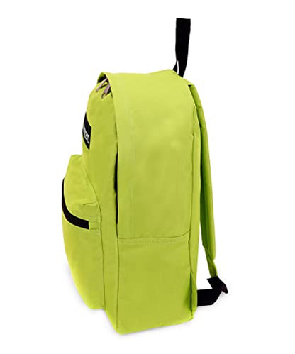 Everest Luggage Basic Backpack, Lime, Medium - color: Lime