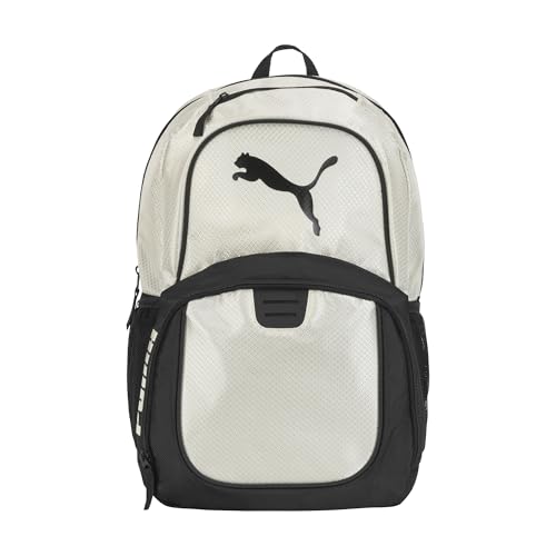 PUMA Contender Backpack, Cream, OS - color: Alpine Snow, style: Contender Backpack With Laptop Sleeve, Item Organizer & Media Pocket