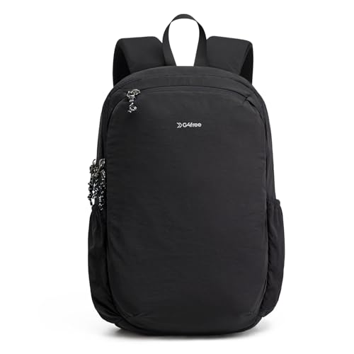 G4Free 15L Hiking Backpack Lightweight Small Daypack for Women Men - color: Black
