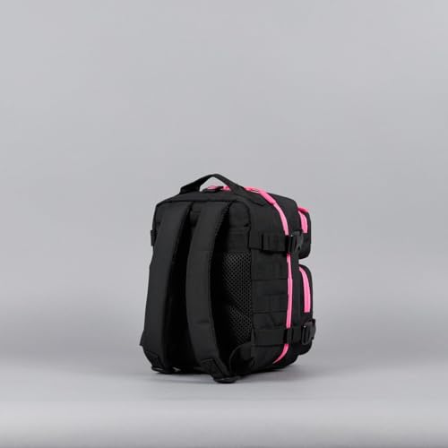 WOLFpak 9L Mini Meal Prep Management Backpack (Black Neon Pink) Lunch Box, Cooler, Travel, Insulated Bag, Daypack - color: Black Neon Pink