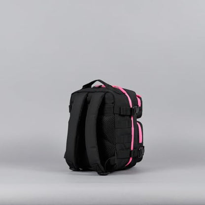 WOLFpak 9L Mini Meal Prep Management Backpack (Black Neon Pink) Lunch Box, Cooler, Travel, Insulated Bag, Daypack - color: Black Neon Pink