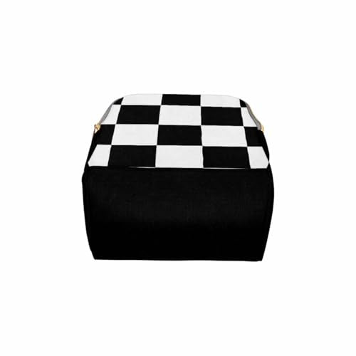 Personalized Diaper Bag with Name, Classic Black and White Checkered Pattern, Monogram Nappy Backpack with Thermal Pockets for Adults Kids, Large Capacity Waterproof Diaper Bag - color: Design-24