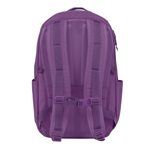 Baboon to the Moon City Backpack – Water-Repellent 16" Laptop-Friendly Backpack, Work, Travel, Gym Bag for Men & Women (New) Purple - color: (New) Purple