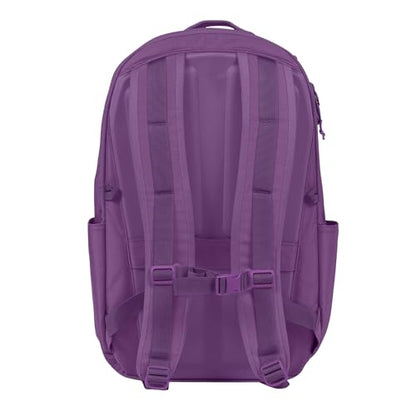 Baboon to the Moon City Backpack – Water-Repellent 16" Laptop-Friendly Backpack, Work, Travel, Gym Bag for Men & Women (New) Purple - color: (New) Purple