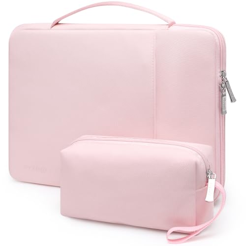 HYZUO 14-15 Inch Laptop Case Sleeve Bag for MacBook Air 15 M5 M4 M3 M2 2026-2023, MacBook Pro 15, XPS 14/15 Plus, 15" Surface Laptop, 14" 14.4" HP Dell Lenovo Thinkpad Asus Acer Samsung, Pale Pink - color: Pale Pink, size: 14-15 Inch