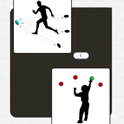 4Pcs Reaction Training Lights Test Agility Response Equipment Portable Agility Training Supplies for Basketball Soccer