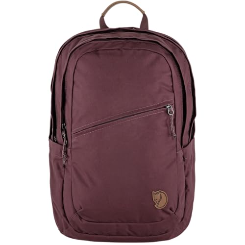 Fjällräven Raven 28 Backpack - Multi-Pocket Organization, Padded Support, Durable Fabric - Commuting, Travel, Port - color: Port