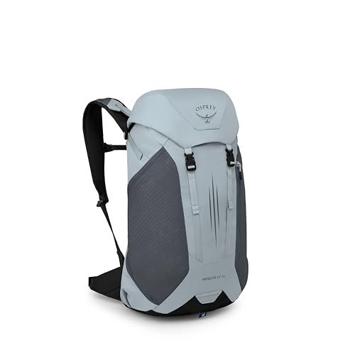 Osprey Hikelite LT 30L Hiking Backpack - Lightweight Travel Daypack with Rain Cover for Men and Women, Silver Lining - color: Silver Lining, style: 30l