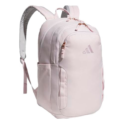 adidas Amplifier Backpack for Laptop, School and Gym, 28L, Distilled Pink/Dual Lilac Purple/Regular, OSFA - color: Distilled Pink/Dual Lilac Purple/Regular