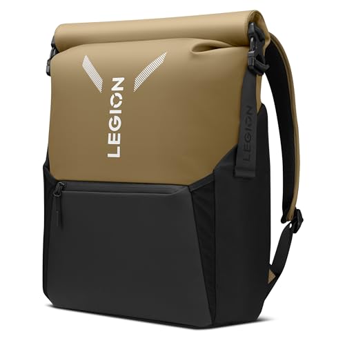 Lenovo Legion Gaming Laptop Backpack GB500, Expandable Capacity up to 25L, Fits 16-inch Laptops, Water Resistant - style: Gb500