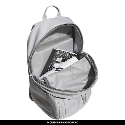 adidas Amplifier Backpack for Laptop, School and Gym, 28L, Grey Two/Grey Three/Regular, OSFA - color: Grey Two/Grey Three/Regular