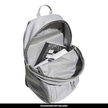 adidas Amplifier Backpack for Laptop, School and Gym, 28L, Grey Two/Grey Three/Regular, OSFA - color: Grey Two/Grey Three/Regular