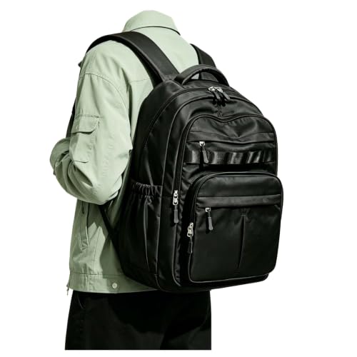 Black Backpack for School, High School Bookbag Back Pack for Teens Girls Boys, Lightweight College Backpack Book Bag for Women Men, Simple Casual Daypack Backpack Mochilas Escolares para Adolescentes - color: A2-black