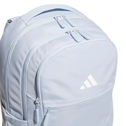adidas PHNM Backpack for Laptop, School and Travel, 28L - color: Crystal Sky Blue/Off White
