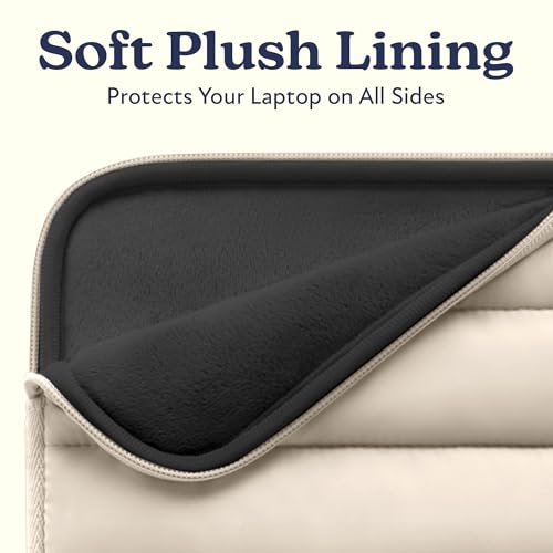Vandel The Original Puffy Laptop Sleeve Case, 13-14 inch Laptop Sleeve Bag Case 13.3 Inch, Compatible with MacBook Air 13, Pro 14/13 iPad Pro 12.9, HP Dell ASUS, Computer Bag Cover - color: a. Sand, size: 13-14 Inch