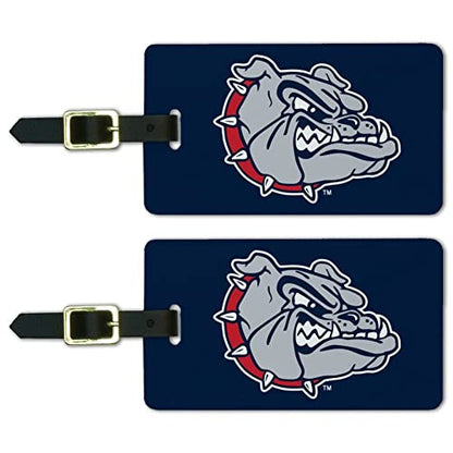 Gonzaga University Bulldogs Logo Luggage ID Tags Carry-On Cards - Set of 2