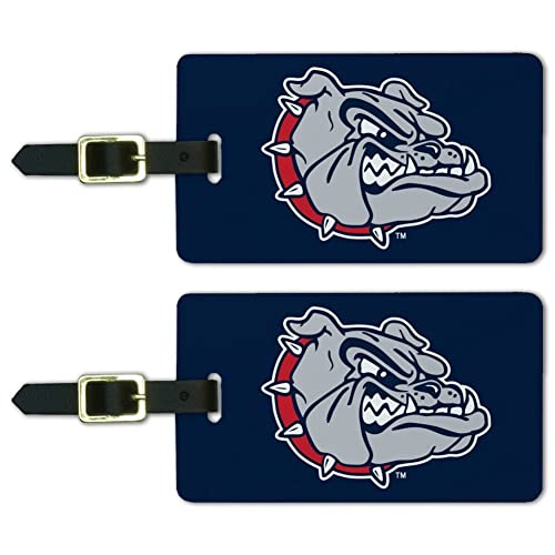 Gonzaga University Bulldogs Logo Luggage ID Tags Carry-On Cards - Set of 2