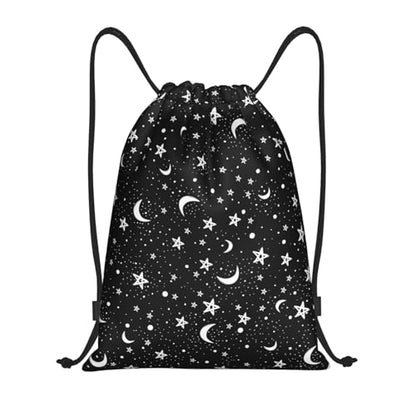 Gianlaima Drawstring Backpack Gym draw string bag For Men Women - color: Black37