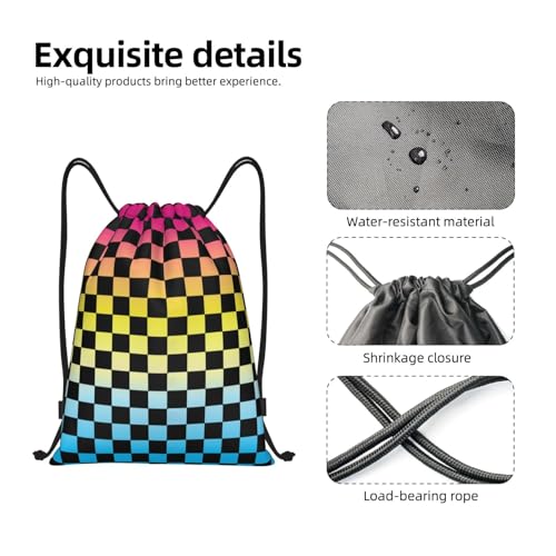 Rainbow Pride LGBT Drawstring Backpack Bag Sport Gym Dance Beach Travel Sackpack for Women Men - color: Lgbt_ddd00647