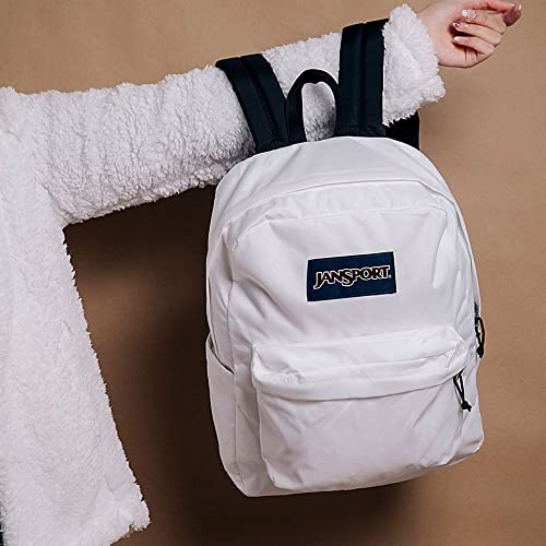 JanSport Superbreak Backpack - Durable, Lightweight Premium Backpack, White - color: White