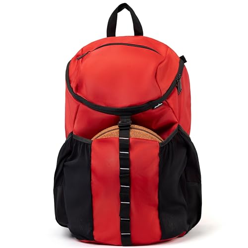 Athletico Basketball Bag - Large Basketball Backpack for Men & Women - Volleyball & Soccer - color: Red