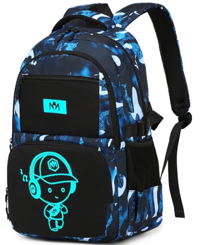 Bluboon Kids Backpack Boys Camo Bookbag Teens Elementary School Bag Daypack Travel Back Pack Middle school (Camo-boy) - color: Camo-boy