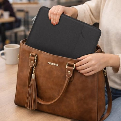 MOSISO Laptop Case 12.3 inch, 11.6-12.3 inch Laptop Sleeve Compatible with MacBook Air 11.6, Acer HP Dell Lenovo Samsung, Surface Pro, Polyester Vertical Computer Sleeve Bag with Pocket, Black - color: Black, size: 12.3 inch