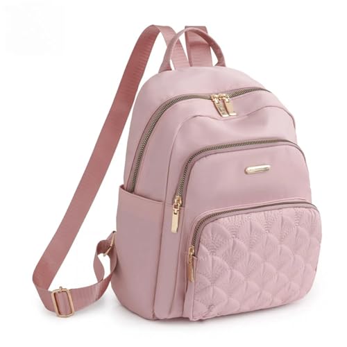 Backpack Women's Backpack Fashionable Oxford Cloth Backpack - color: Pink