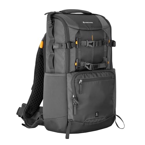 VANGUARD Alta Sky 52 Camera Backpack for DSLR or Mirrorless Camera with up to a 200-600mm lens, 20L Capacity, 16" Laptop Storage - size: Alta Sky 52