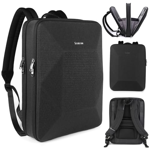 Smatree 17-18inch Hard Travel Men Gaming Laptop Bag for Alienware 18 Area-51/x17 R2, ASUS Vivobook 17/TUF Gaming A17/F17, MSI Stealth 18 AI/Titan 18/CreatorPro X18, Lenovo V17/HP Laptop 17 Backpack - color: Black-for 17.3 Inch