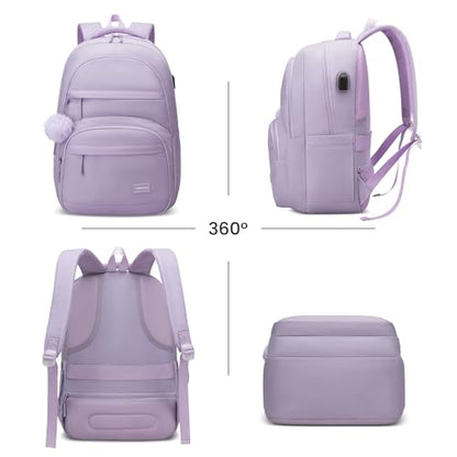 YAMTION Laptop Backpacks 214-Purple - color: Purple, size: 15.6 inch (1 pack)