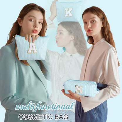 YOOLIFE Gifts for Women - Makeup & Skincare Bag Organizer - Personalized Best Friend, Wife, Birthday & Graduate Gift - color: Light Green, style: V