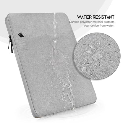 14 inch Laptop Sleeve Case for HP Lenovo Dell ASUS Acer Chromebook 14, HP Stream 14, Dell XPS 15, Inspiron 14, Lenovo ideapad 14, Asus Zenbook 14, Razer Blade 15 Water-Resistant Computer Bag -Grey - color: Grey, size: 14 inch