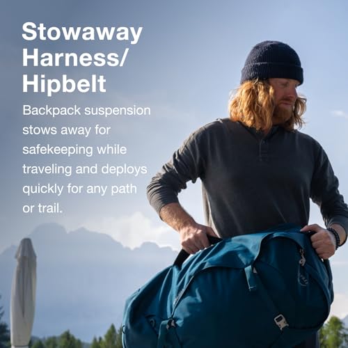 Osprey Farpoint 55L Men's Travel Backpack, Gopher Green - color: Gopher Green, size: 55L