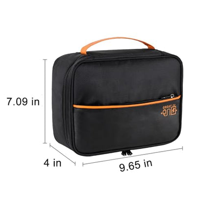 Organizer Bag Big Case Cable Electronic Devices Travel Pouch USB Charger Accessories Mouse Phone SD Power Bank Earphone - color: Wine Red