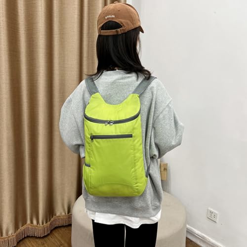 20L Hiking Daypack,Water Resistant Lightweight Packable Small Backpack for Travel Camping Outdoor,Green - color: Green